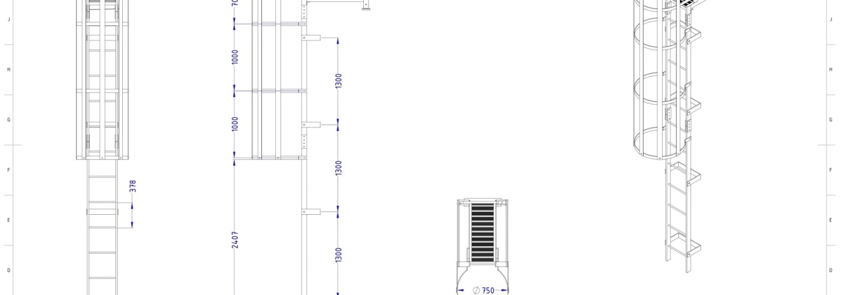 ladder pro 2d drawings of surpro ltd